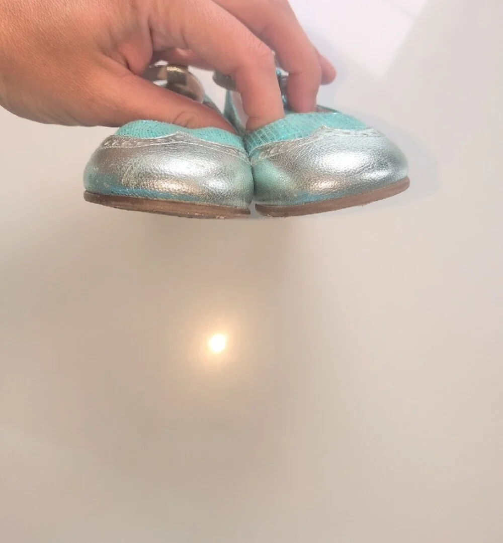 Beberlis Turquoise Leather Ankle-Strap Dress Shoes